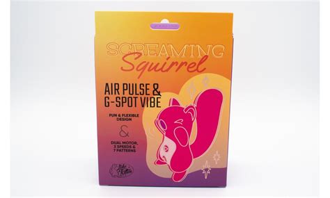 Screaming Squirrel Air Pulsation Clitoral and G Spot Vibrator